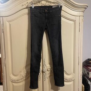 RAG & BONE Black Rae Classic Skinny Jeans 28
